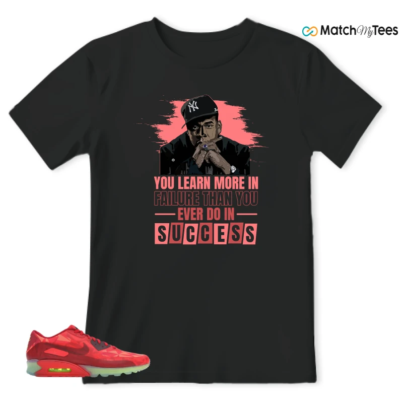 NIKE AIR MAX 90 ICE GYM RED SNEAKER Matching Tees t-shirt