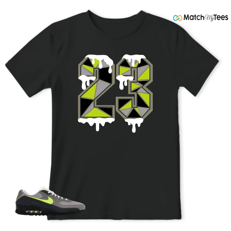 NIKE AIR MAX 90 NEON SNEAKER Matching Tees t-shirt