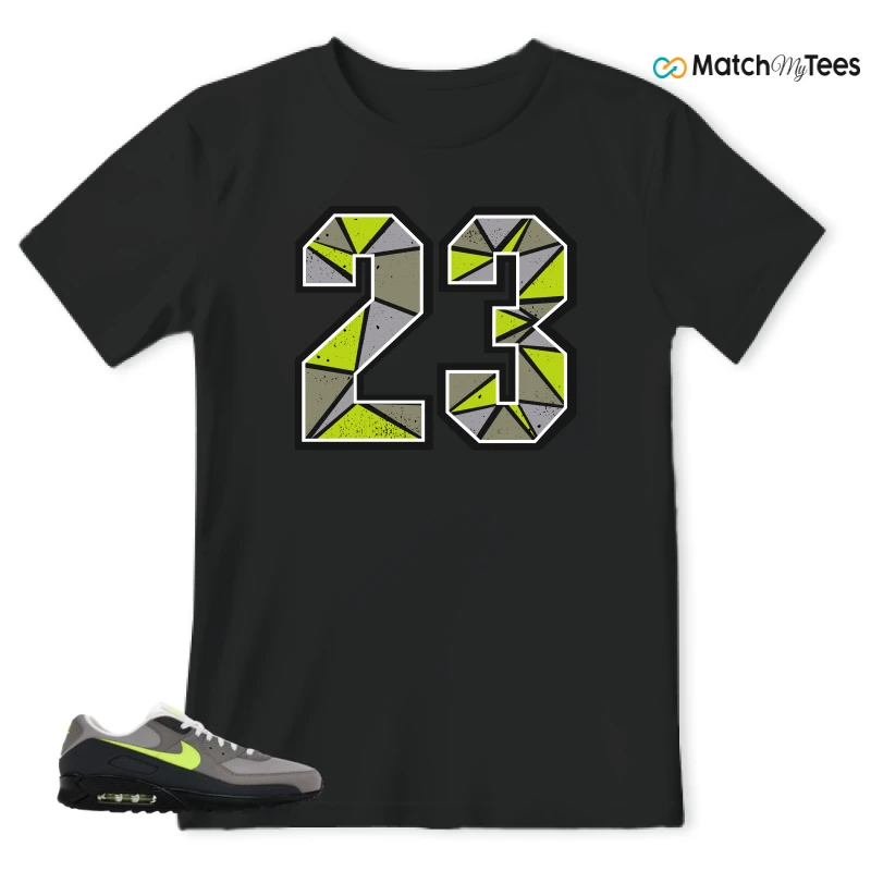 NIKE AIR MAX 90 NEON SNEAKER Matching Tees t-shirt