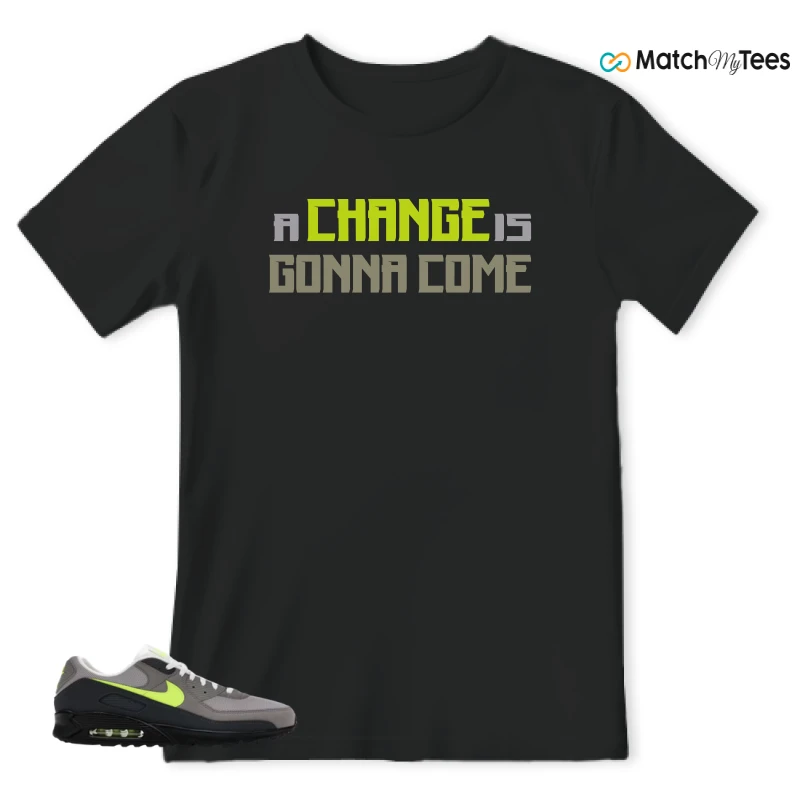 NIKE AIR MAX 90 NEON SNEAKER Matching Tees t-shirt