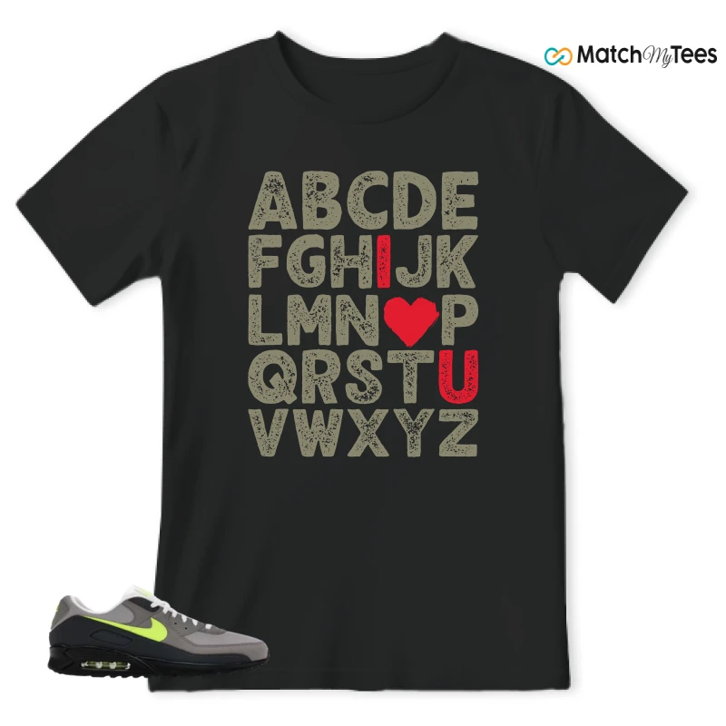 NIKE AIR MAX 90 NEON SNEAKER Matching Tees t-shirt