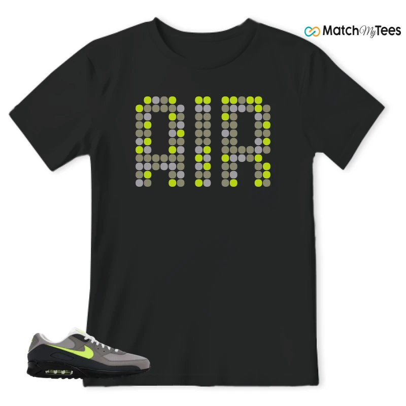 NIKE AIR MAX 90 NEON SNEAKER Matching Tees t-shirt