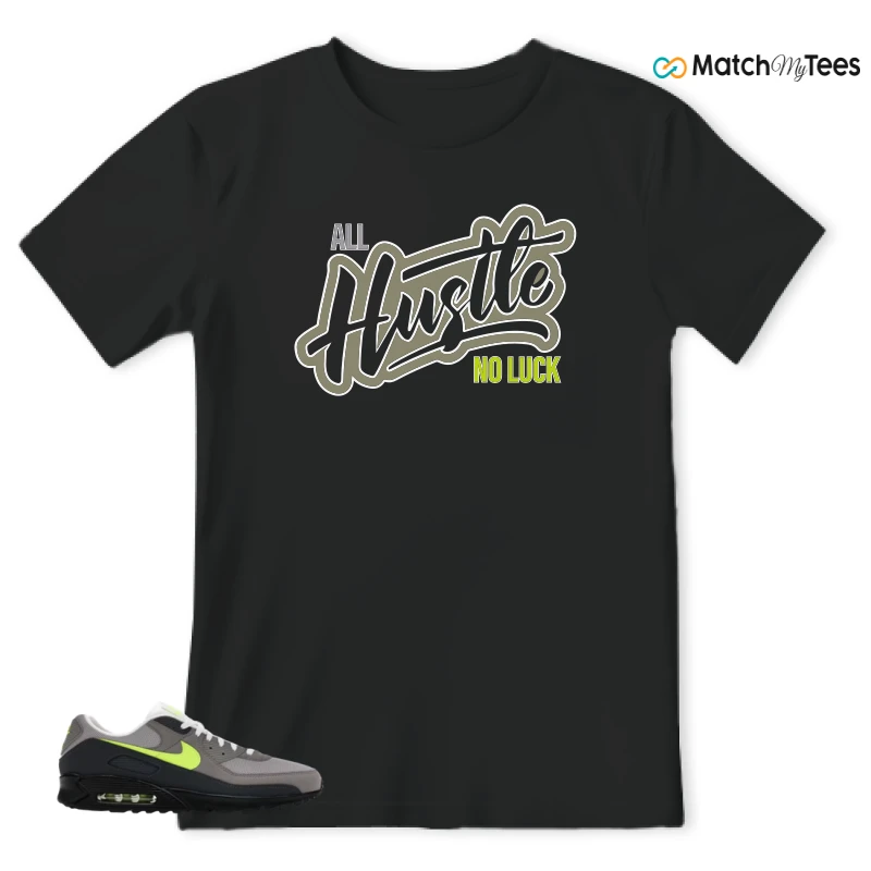 NIKE AIR MAX 90 NEON SNEAKER Matching Tees t-shirt