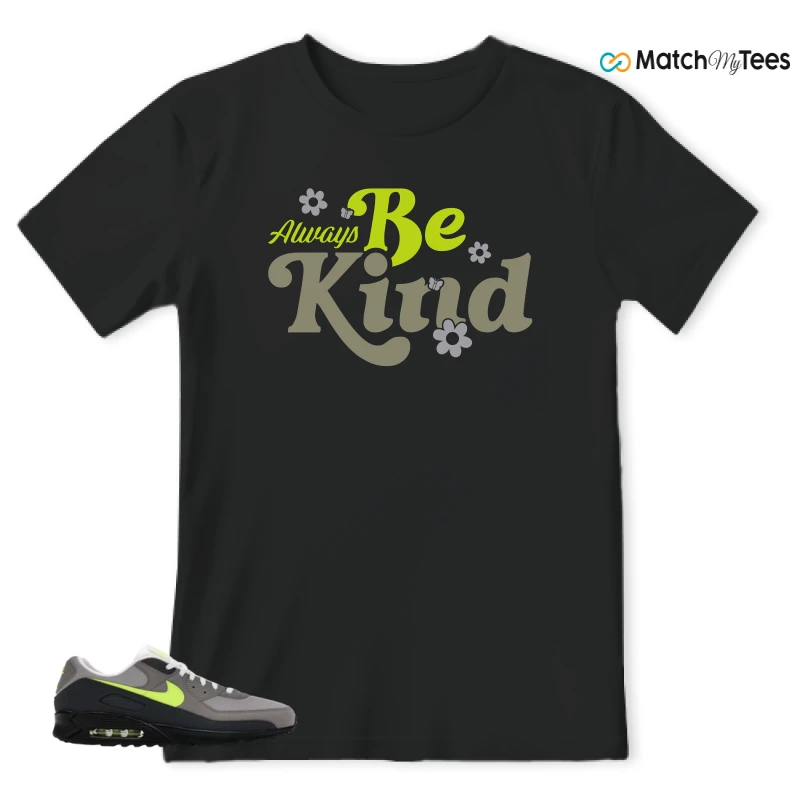 NIKE AIR MAX 90 NEON SNEAKER Matching Tees t-shirt