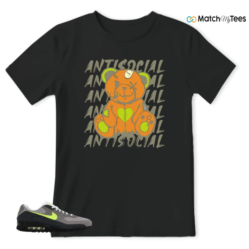 NIKE AIR MAX 90 NEON SNEAKER Matching Tees t-shirt