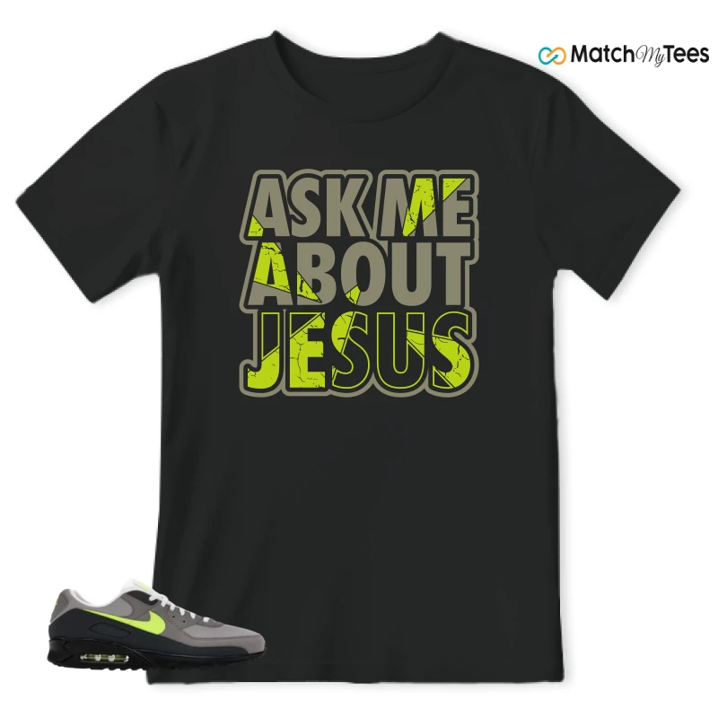 NIKE AIR MAX 90 NEON SNEAKER Matching Tees t-shirt