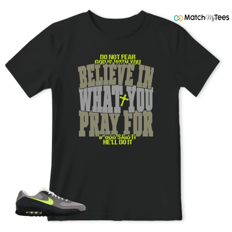 NIKE AIR MAX 90 NEON SNEAKER Matching Tees t-shirt