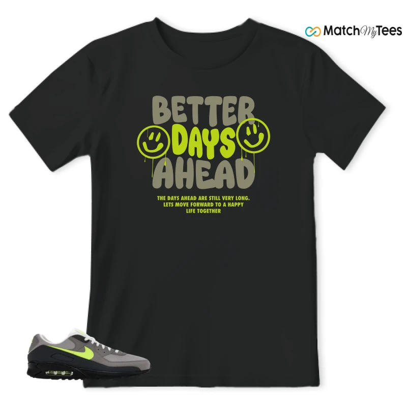 NIKE AIR MAX 90 NEON SNEAKER Matching Tees t-shirt
