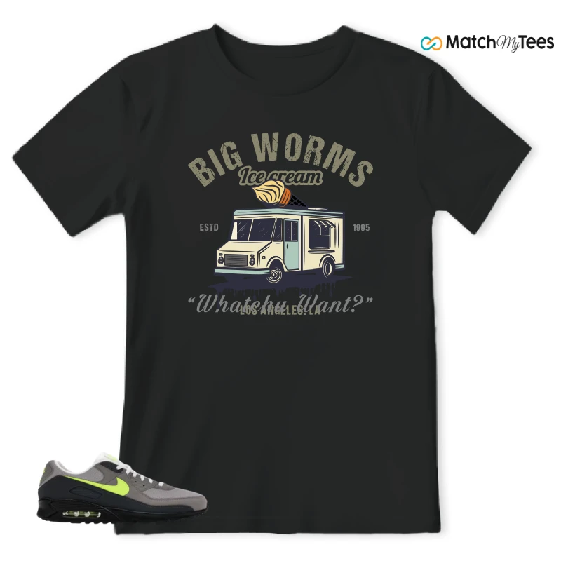 NIKE AIR MAX 90 NEON SNEAKER Matching Tees t-shirt
