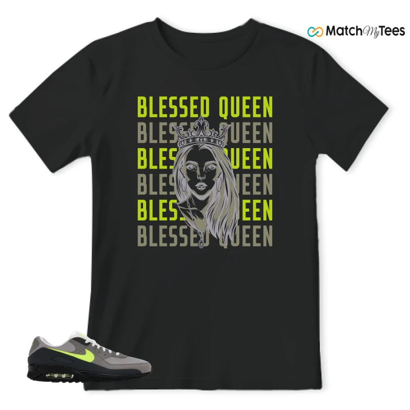 NIKE AIR MAX 90 NEON SNEAKER Matching Tees t-shirt