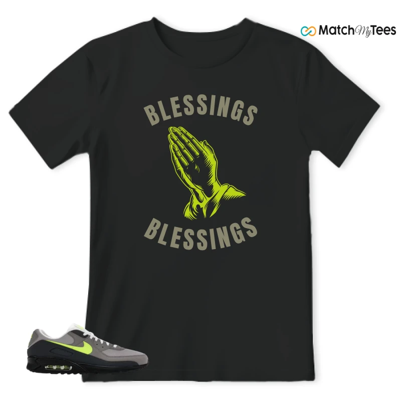 NIKE AIR MAX 90 NEON SNEAKER Matching Tees t-shirt
