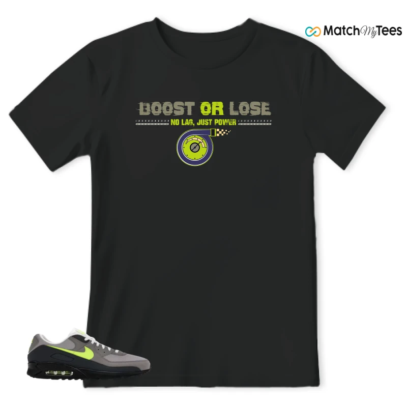 NIKE AIR MAX 90 NEON SNEAKER Matching Tees t-shirt