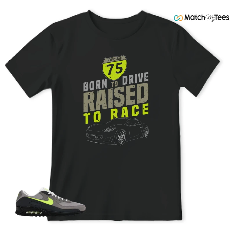 NIKE AIR MAX 90 NEON SNEAKER Matching Tees t-shirt