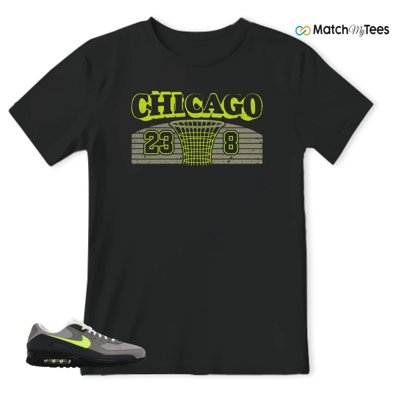 NIKE AIR MAX 90 NEON SNEAKER Matching Tees t-shirt