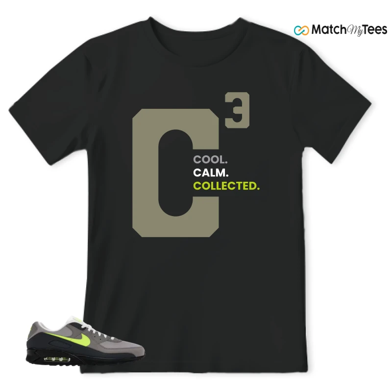 NIKE AIR MAX 90 NEON SNEAKER Matching Tees t-shirt