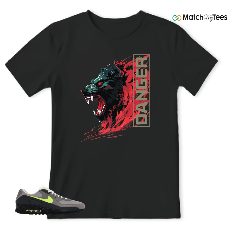 NIKE AIR MAX 90 NEON SNEAKER Matching Tees t-shirt