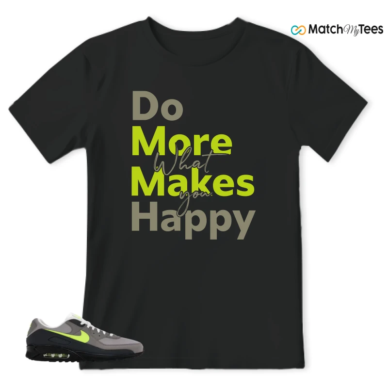 NIKE AIR MAX 90 NEON SNEAKER Matching Tees t-shirt