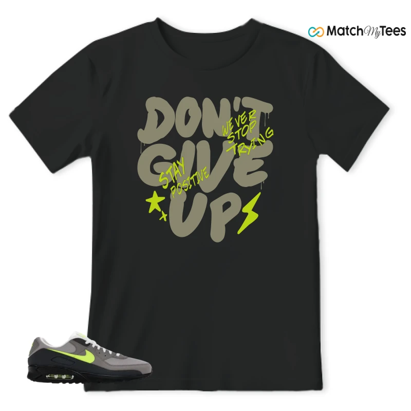 NIKE AIR MAX 90 NEON SNEAKER Matching Tees t-shirt