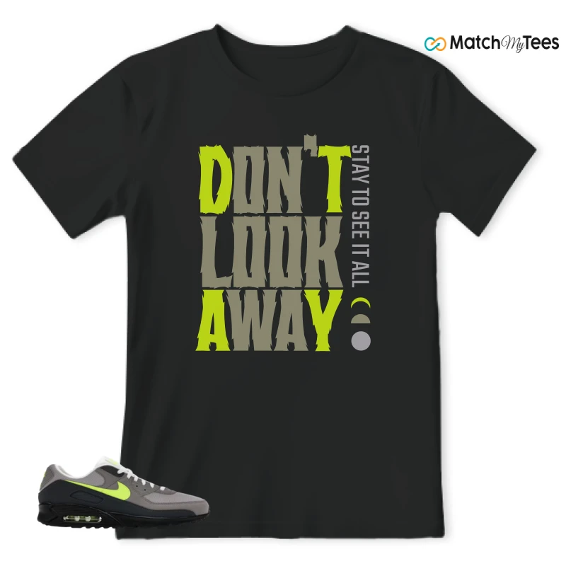 NIKE AIR MAX 90 NEON SNEAKER Matching Tees t-shirt