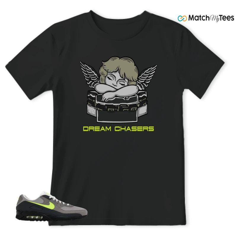 NIKE AIR MAX 90 NEON SNEAKER Matching Tees t-shirt