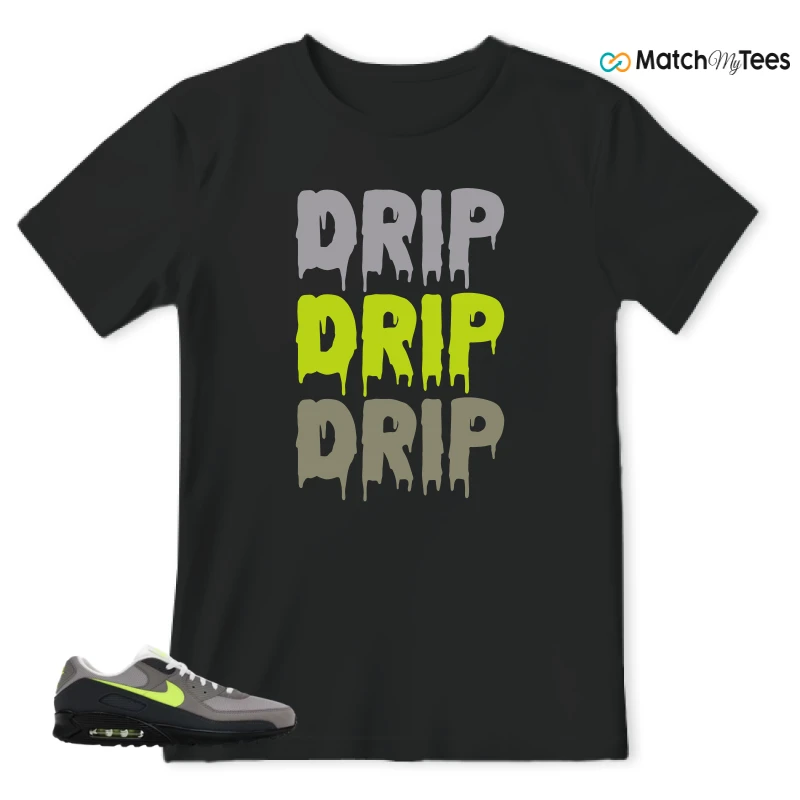 NIKE AIR MAX 90 NEON SNEAKER Matching Tees t-shirt
