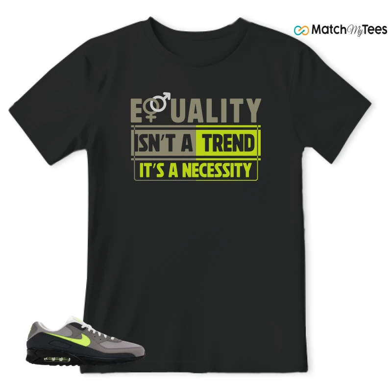 NIKE AIR MAX 90 NEON SNEAKER Matching Tees t-shirt