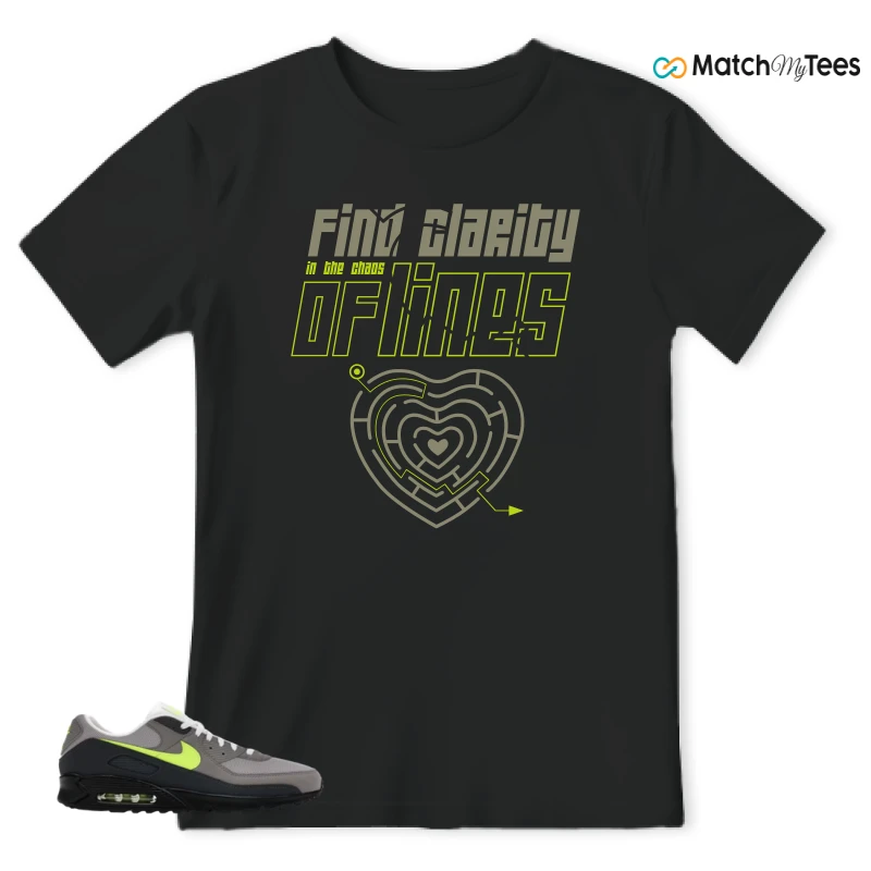 NIKE AIR MAX 90 NEON SNEAKER Matching Tees t-shirt