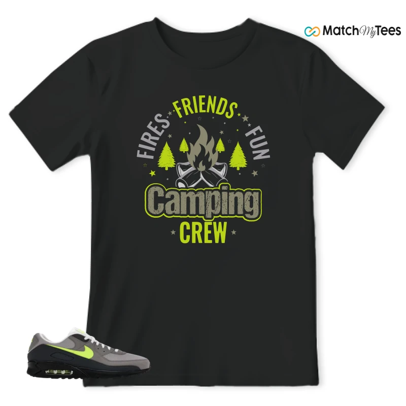 NIKE AIR MAX 90 NEON SNEAKER Matching Tees t-shirt