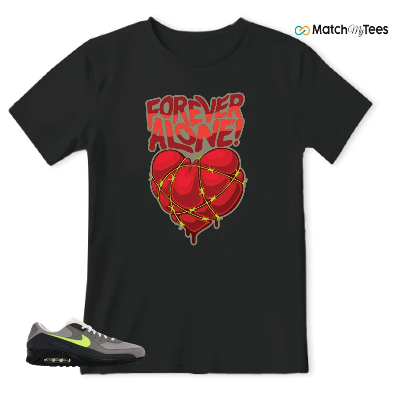 NIKE AIR MAX 90 NEON SNEAKER Matching Tees t-shirt