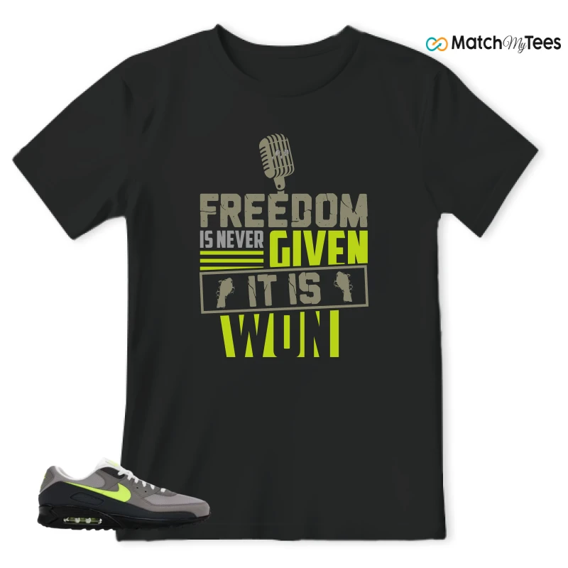 NIKE AIR MAX 90 NEON SNEAKER Matching Tees t-shirt
