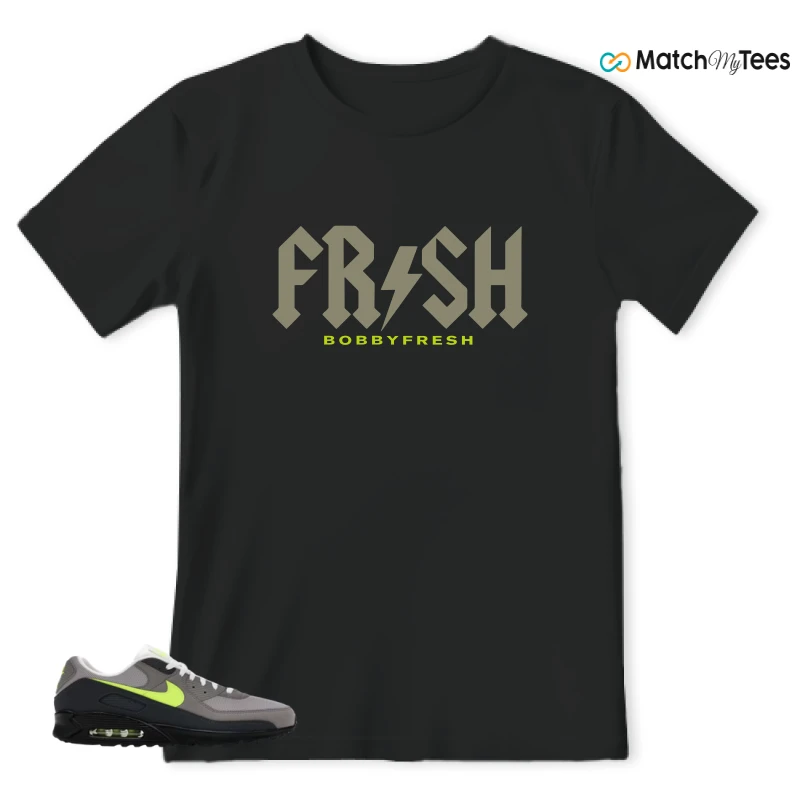 NIKE AIR MAX 90 NEON SNEAKER Matching Tees t-shirt