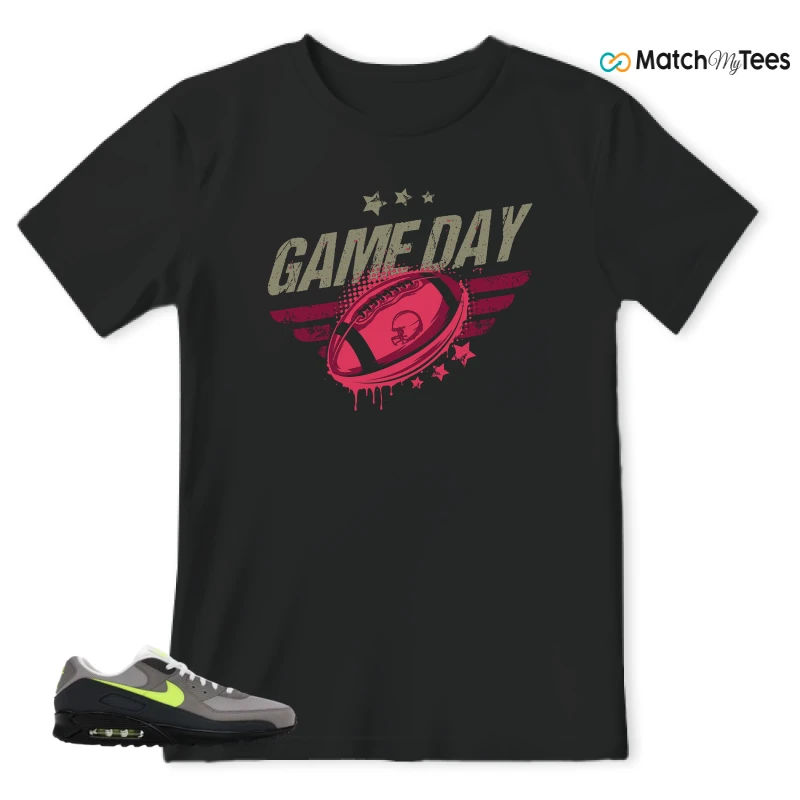 NIKE AIR MAX 90 NEON SNEAKER Matching Tees t-shirt