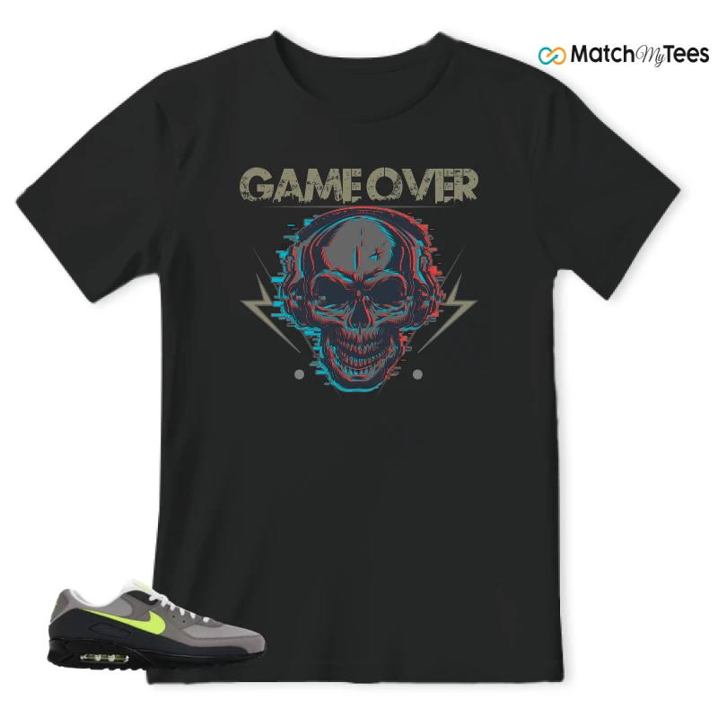NIKE AIR MAX 90 NEON SNEAKER Matching Tees t-shirt
