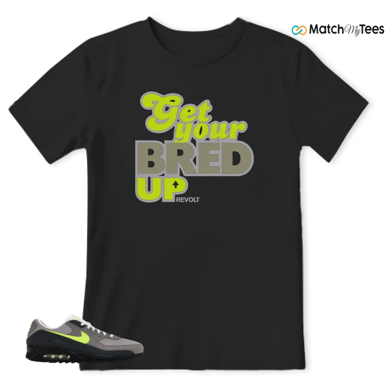 NIKE AIR MAX 90 NEON SNEAKER Matching Tees t-shirt