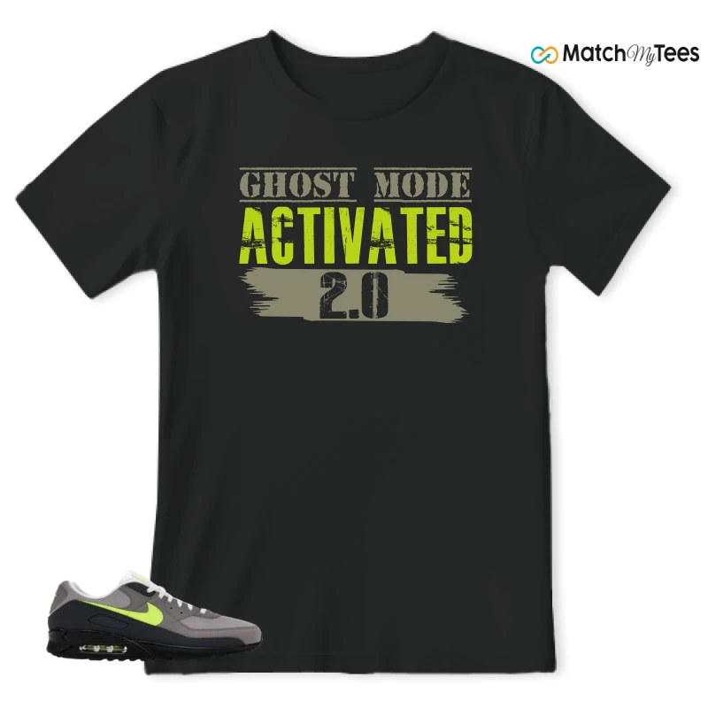 NIKE AIR MAX 90 NEON SNEAKER Matching Tees t-shirt