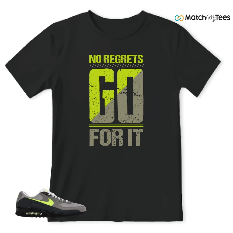 NIKE AIR MAX 90 NEON SNEAKER Matching Tees t-shirt