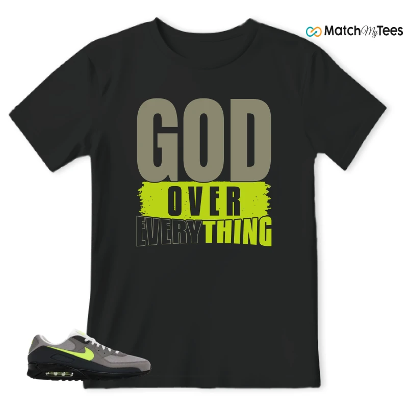 NIKE AIR MAX 90 NEON SNEAKER Matching Tees t-shirt