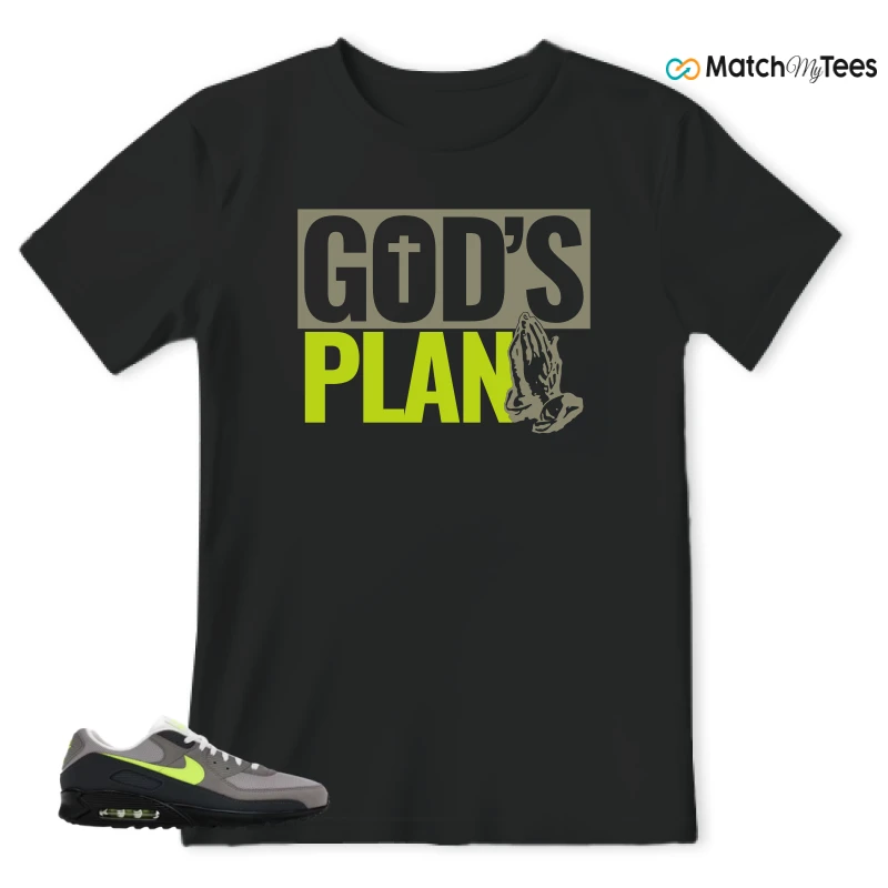 NIKE AIR MAX 90 NEON SNEAKER Matching Tees t-shirt