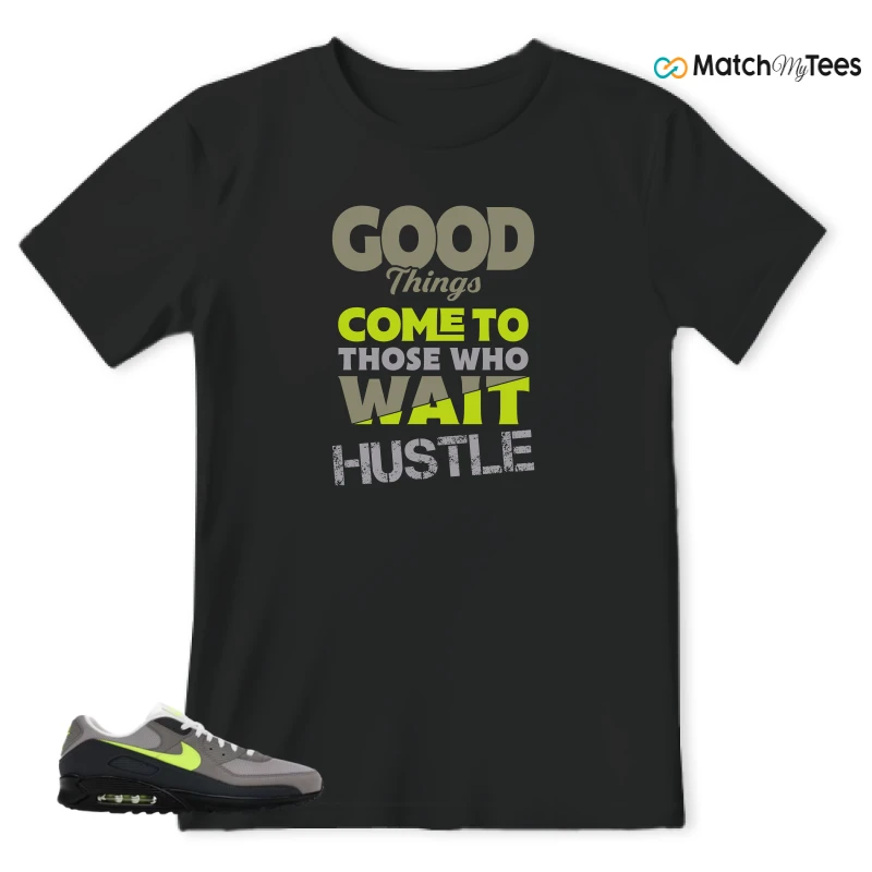 NIKE AIR MAX 90 NEON SNEAKER Matching Tees t-shirt