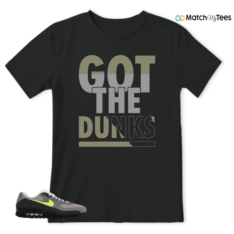 NIKE AIR MAX 90 NEON SNEAKER Matching Tees t-shirt