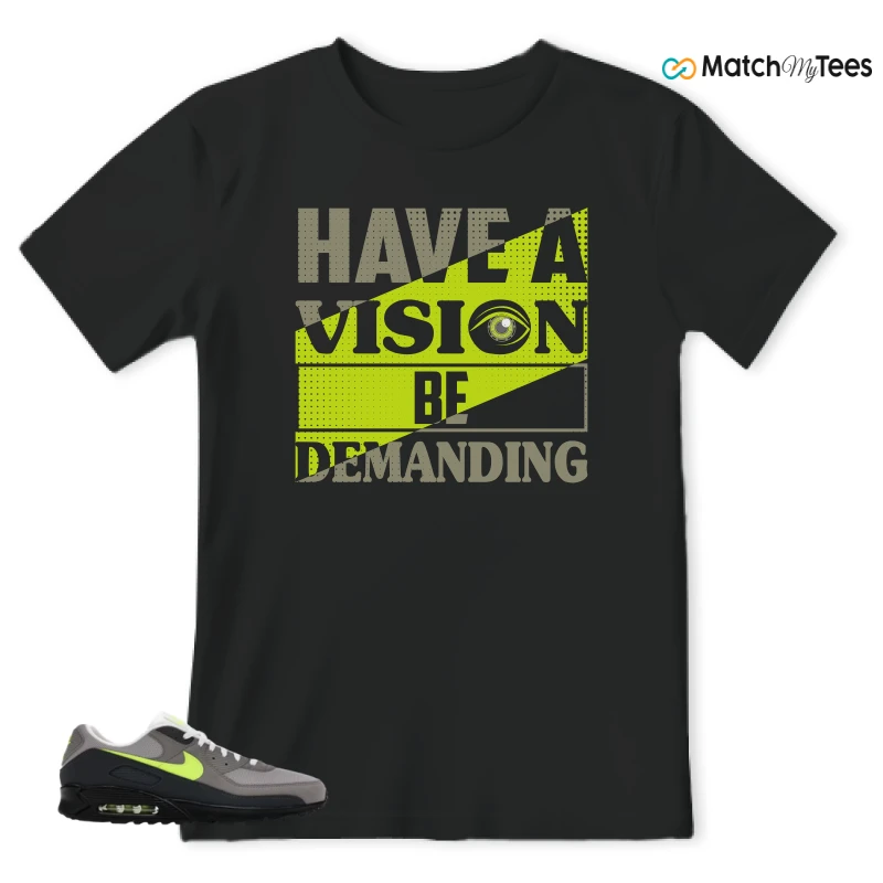 NIKE AIR MAX 90 NEON SNEAKER Matching Tees t-shirt