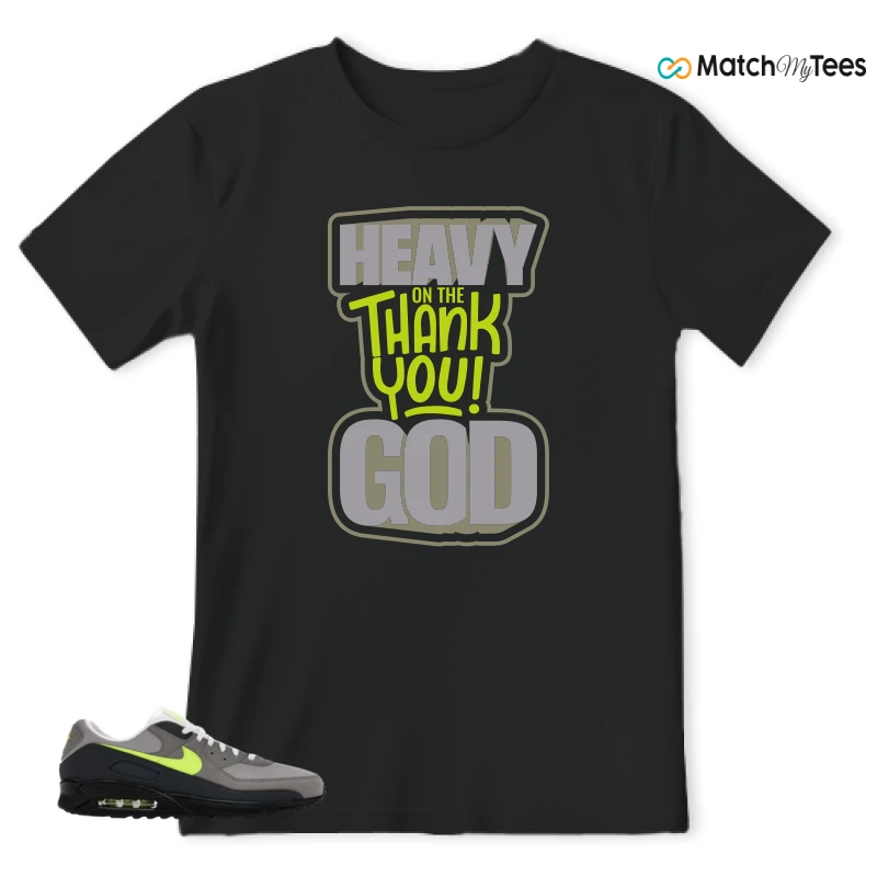 NIKE AIR MAX 90 NEON SNEAKER Matching Tees t-shirt