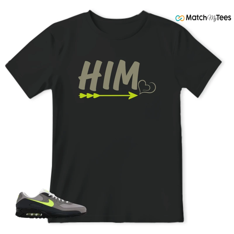 NIKE AIR MAX 90 NEON SNEAKER Matching Tees t-shirt
