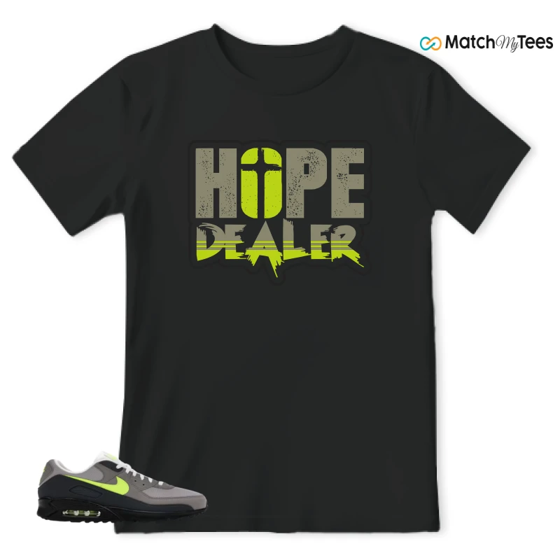 NIKE AIR MAX 90 NEON SNEAKER Matching Tees t-shirt