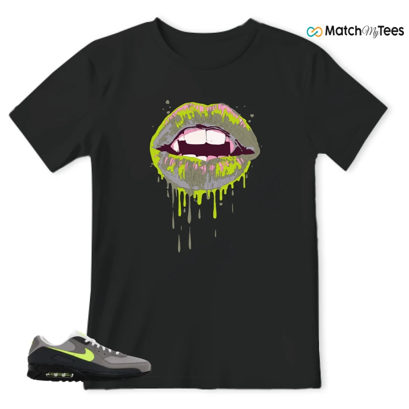 NIKE AIR MAX 90 NEON SNEAKER Matching Tees t-shirt