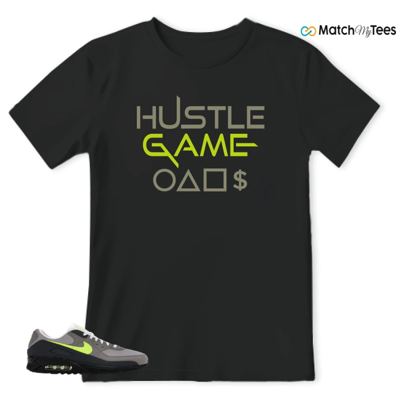NIKE AIR MAX 90 NEON SNEAKER Matching Tees t-shirt