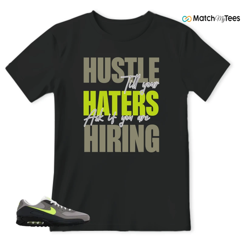 NIKE AIR MAX 90 NEON SNEAKER Matching Tees t-shirt