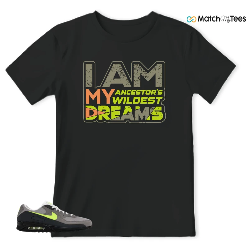 NIKE AIR MAX 90 NEON SNEAKER Matching Tees t-shirt