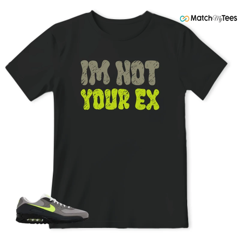NIKE AIR MAX 90 NEON SNEAKER Matching Tees t-shirt