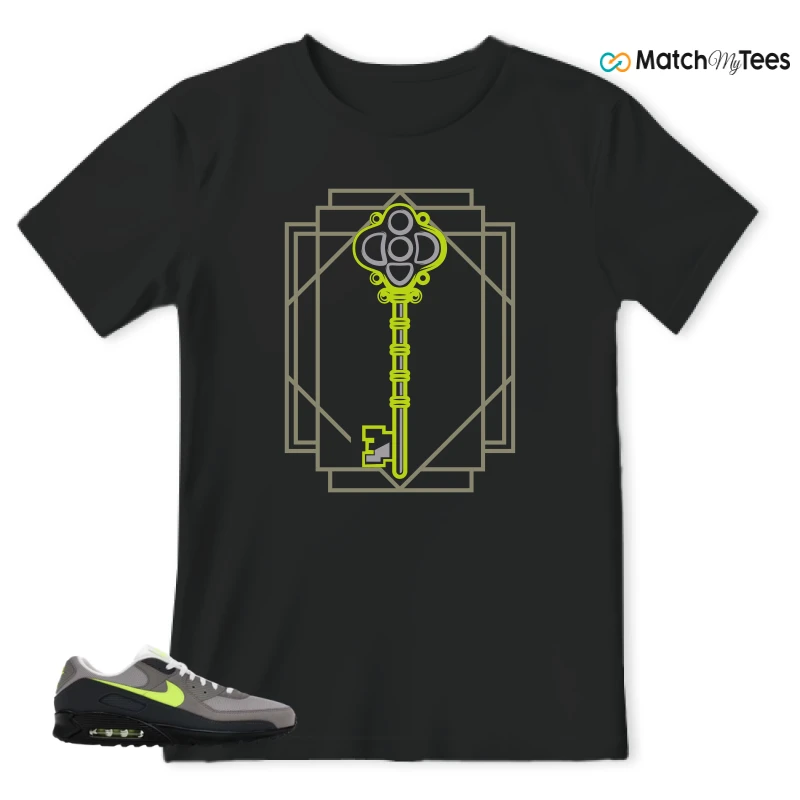NIKE AIR MAX 90 NEON SNEAKER Matching Tees t-shirt
